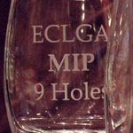 MIP Golf Award Vases