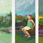 Three Panel Digital Painting